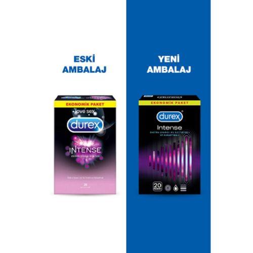 Intense 20’li + Durex Yok Ötesi Ultra Kaygan 20’li Prezervatif Avantaj Paketi