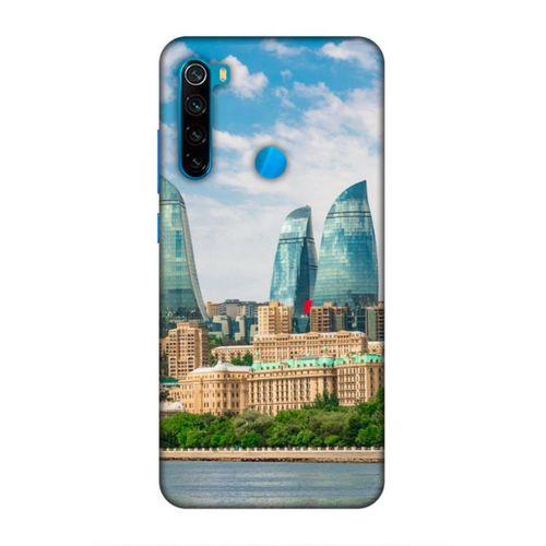 Xiaomi Redmi Note 8 Uyumlu Kılıf Azarbaijan (4) Koruma Kılıfı Alev Kuleleri