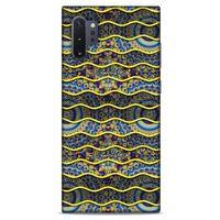 Samsung Galaxy Note 10 Plus Kılıf Baskılı Özel Seri Taşlı (39) Liquid Crystal Kılıf