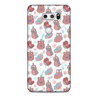 Baykuşlar (42) Desenli Silikon Kapak Telefon Kabı LG K50S Kılıf