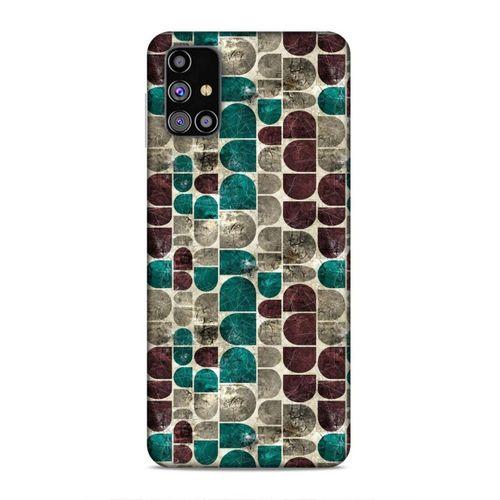 Samsung Galaxy M31s Uyumlu Kılıf Romans (36) Glitter Kılıf Kahverengi