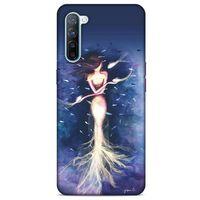 Y.Liva-2021 Özel Seri Deniz Kızı Oppo Reno 3 Kılıf Silikon Kapak