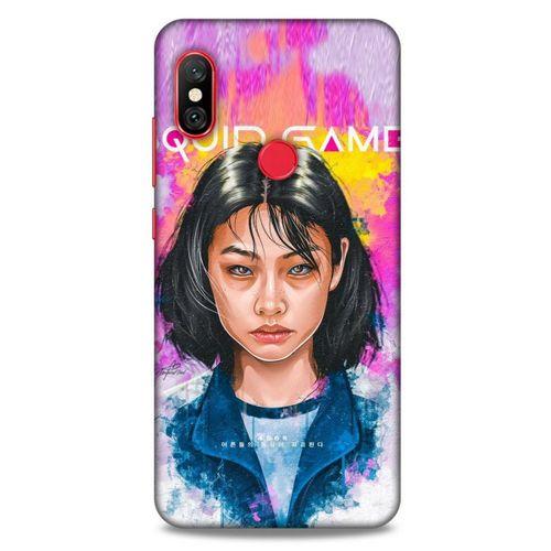 Xiaomi Redmi Note 6 Pro Uyumlu Kılıf Squid Game (47) Crystal Flex Kılıf Dae-Hyun
