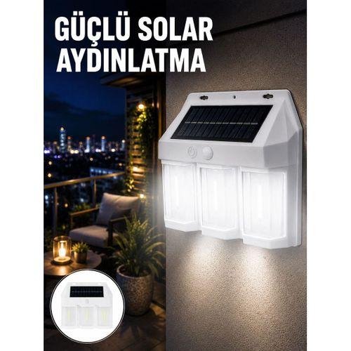 Pır Sensörlü Solar Lamba – Otomatik Şarj Ve Gece Aydınlatma Yeni Nesil