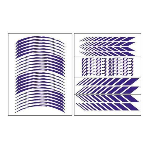 YAMAHA Yamaha Florasan Turuncu Mt-07 Uyumlu Racıng 1 Set Jant Şeridi