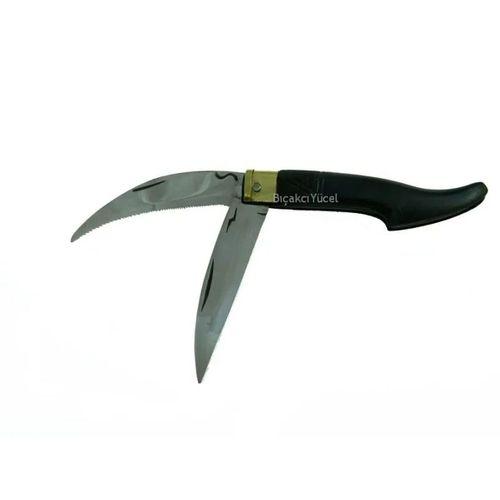 Tosya Küçük Çiftli Testereli Bıçkı Çakı 14 Cm - Plastik Saplı, Manuel