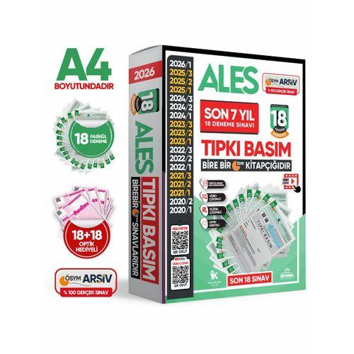 2026 ALES ÖSYM Tıpkı Basım Çıkmış Soru 18li Deneme Paketi PDF/Video Çözümlü Türkiye Geneli
