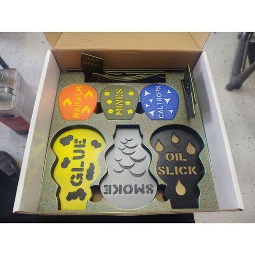 1kg Makara Kutuları için Gaslands Şablon Tepsisi 3D Baskı (Bu ürün Sadece Plastik parçadır - Almadan Önce Soru Sorabilirsiniz)