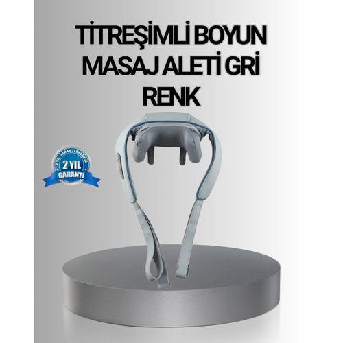 Titreşimli Boyun Masaj Cihazı Isı Terapili Şarjlı VNB-01 Ergonomik U Tasarım