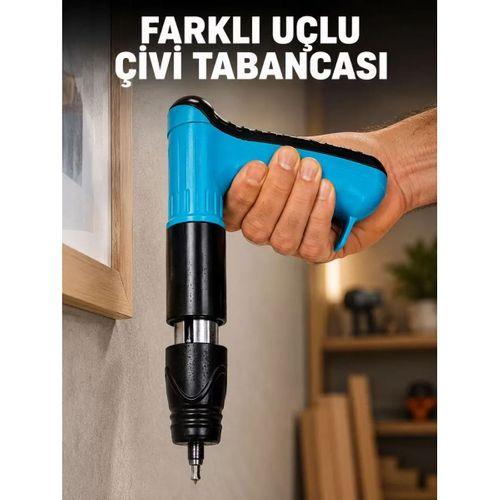 Yaylı Manuel Çivi Tabancası Ahşap Kaplama Döşeme Sabitleme Aleti