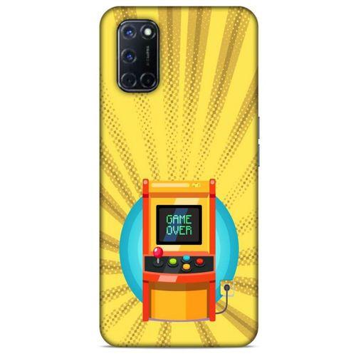 Retro (32) Desen Soft Silikon Kılıf Renkli Oppo A52 Kılıf