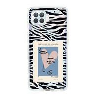Oppo Reno 4 Lite Picasso The Ladies of Avignon Desenli Premium Şeffaf Silikon Kılıf