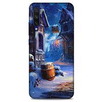 Xiaomi Mi A3 Kılıf Snowix (46) Core Armor Kılıf Kahverengi Mavi