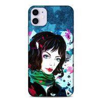 Lopard Apple Iphone 11 Uyumlu Kılıf Sürreal Yüzler ♀ (23) Ultra Koruma Kılıfı Baskılı