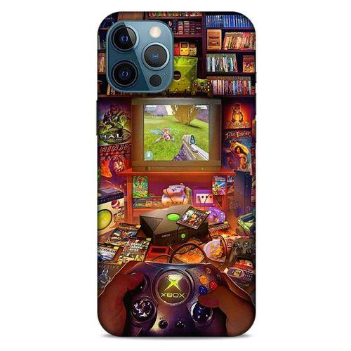 Retro (47) Desen Crystal Flex Kılıf Renkli Apple iPhone 12 Pro Max Kılıf