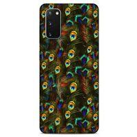 Samsung Galaxy S20 Kılıf Desenli Özel Seri Tüyler (11) Tam Koruma