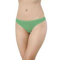 Yeşil Kadın Günlük Pamuklu Likralı Özel Poşet İçinde Taşınabilir Acil Durum Slip Külot