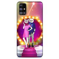 Samsung Galaxy M31s Kılıf FunnyMaX (25) Antişok Kapak Karışık Renkli