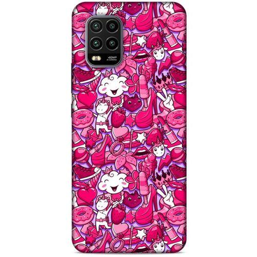 Graffitix (5) Desenli Silikon Kapak Xiaomi Mi 10 Lite Kılıf