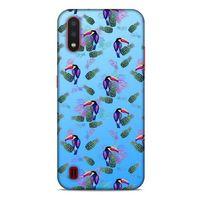 Frutix Ananas 02 Samsung Galaxy A01 Kılıf Desenli Silikon
