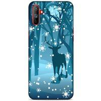 Oppo Realme C3 Kılıf Snowix (28) Arka Kapak Mavi Koyu