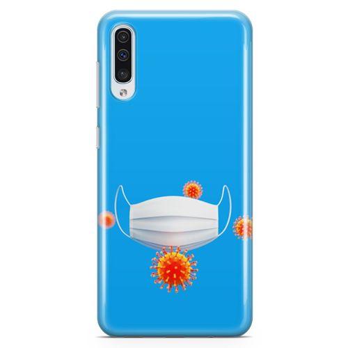 Samsung Galaxy A50 Kılıf Maske Ve Virusler Arka Kapak Koruma Desenli Full Koruyucu