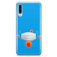 Samsung Galaxy A50 Kılıf Maske Ve Virusler Arka Kapak Koruma Desenli Full Koruyucu