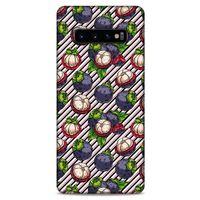 Frutix Mangosteen 02 Samsung Galaxy S10 Plus Kılıf Desenli Silikon