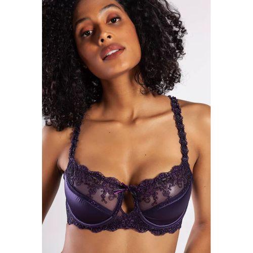 Giselle Half Padded Bra, Mor Renk Toparlayıcı Konforlu Ve Şık Sütyen