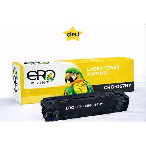 CANON CRG-067HY Muadil Toner - 3100 Sayfalık - Çipli Sarı Toner
