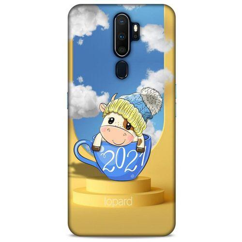 Oppo A9 2020 Kılıf FunnyMaX (3) Kapak Sarı Kupa Köpek
