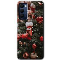 Tecno Camon 18P Kılıf HD Desen Baskılı Arka Kapak - Happy New Year