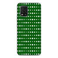 Xiaomi Mi 10 Lite Kılıf Yesil Puantiye Arka Kapak Silikon Koruma Full Koruyucu