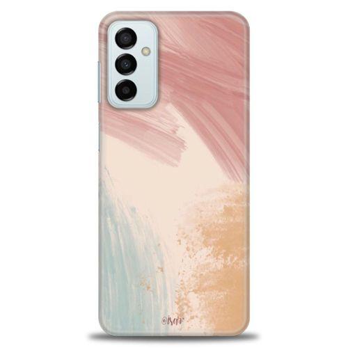 Samsung Galaxy M13 Kılıf HD Baskılı Kılıf - Soft Renkler + Tam Ekran Koruyucu