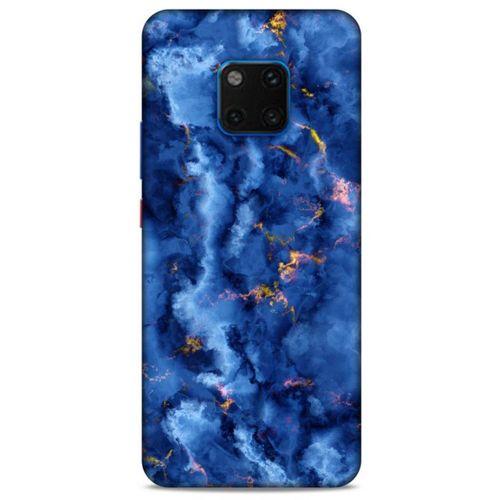 Huawei Mate 20 Pro Uyumlu Kılıf Mavi Delisi (7) Telefon Kılıfı Mermer
