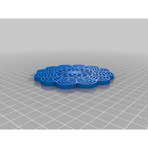Dantel Bardak Altlığı Tek Ekstruder ve Çift Ekstruder Dosyaları 3D Baskı (Bu ürün Sadece Plastik parçadır - Almadan Önce Soru Sorabilirsiniz)
