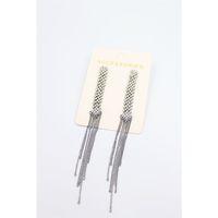 Zincir Sallantılı Küpe - Siyah