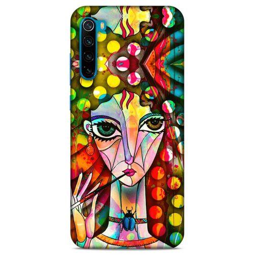 Lopard Xiaomi Redmi Note 8T Uyumlu Kılıf Sürreal Yüzler ♀ (3) Kapak Baskılı