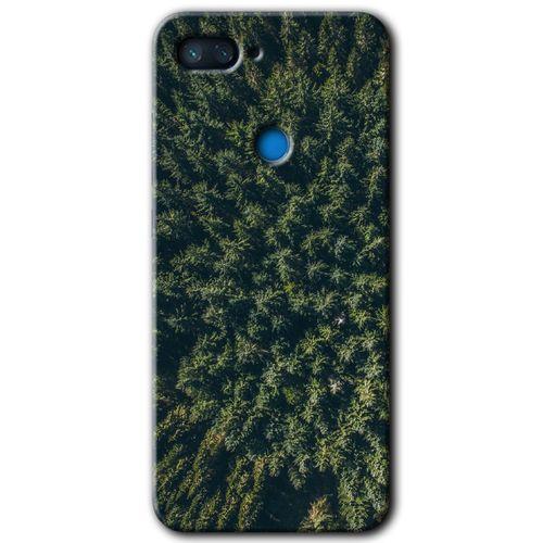 Xiaomi Mi 8 Lite HD Baskılı Kılıf + 9D Tam Ekran Koruyucu - Çam Ağacı Ormanı