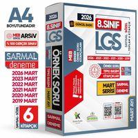 2026 8 Sınıf LGS Mart Ayı MEB Örnek Soru Tıpkı Basım 6lı Sarmal Deneme Paketi Dijital Çözümlü