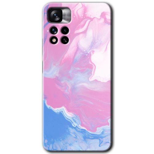 Xiaomi Redmi Note 11 Pro Plus 5G HD Baskılı Kılıf + 9D Tam Ekran Koruyucu - Liquid Lekeler Art