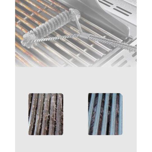 Mangal Izgara Temizleme Fırçası Pas Tutmaz Çelik Telli