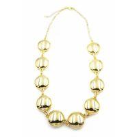 Metal Şekilli Kolye - Altın