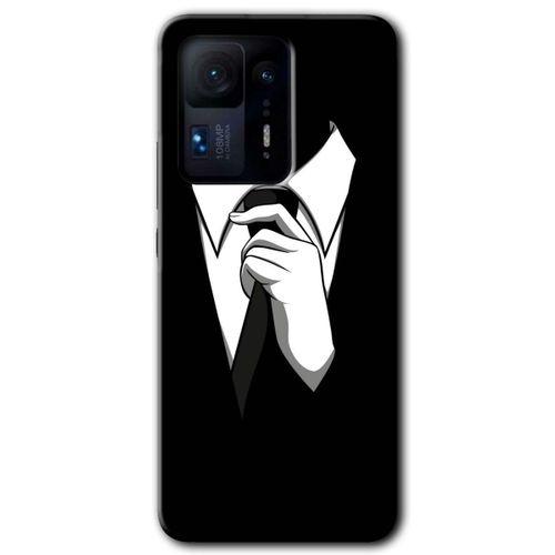 Xiaomi Mi Mix 4 HD Baskılı Kılıf + 9D Tam Ekran Koruyucu - Smokin