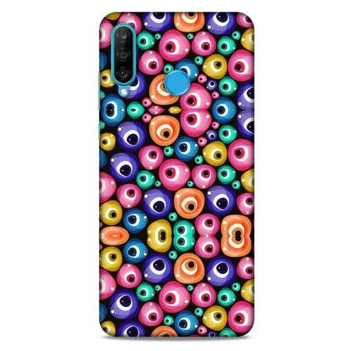 Nazarium (9) Desenli Silikon Kapak Huawei P30 Lite Kılıf