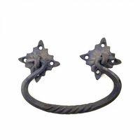 Antika Tarz Dekoratif Pirinç Kazan Kulbu - 90x130 Mm, Oksit