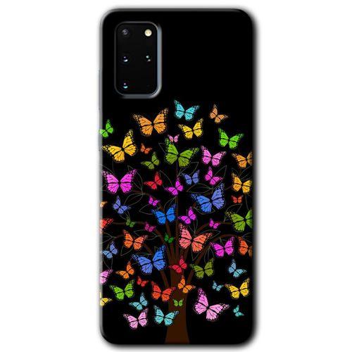 Potkal Hediye Fabrikası Samsung Galaxy S20 Plus Kılıf HD Desen Baskılı Arka Kapak - Cacti Prairies