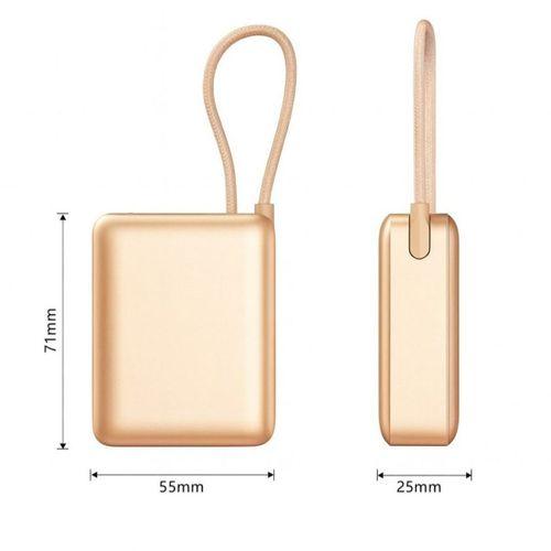 10.000mAh LCD Göstergeli Type-C Giriş & Çıkışlı 20W Dahili Type-C Kablolu Powerbank