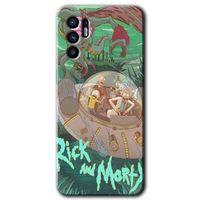 Oppo Reno 6 Kılıf HD Desen Baskılı Arka Kapak + Temperli Cam - Bad Breaking