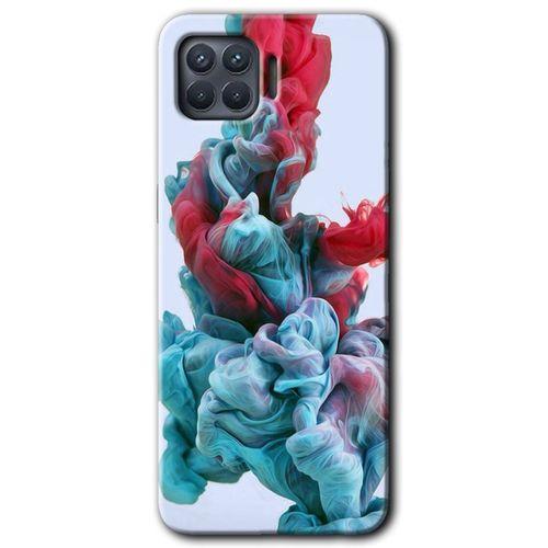OPPO Oppo Reno 4 Lite Kılıf HD Desen Baskılı Arka Kapak - Renkli Karışım